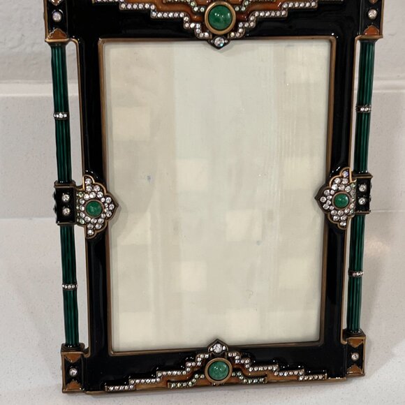 Jay Strongwater Art Deco 5x7 Picture Frame - Picture 3 of 5